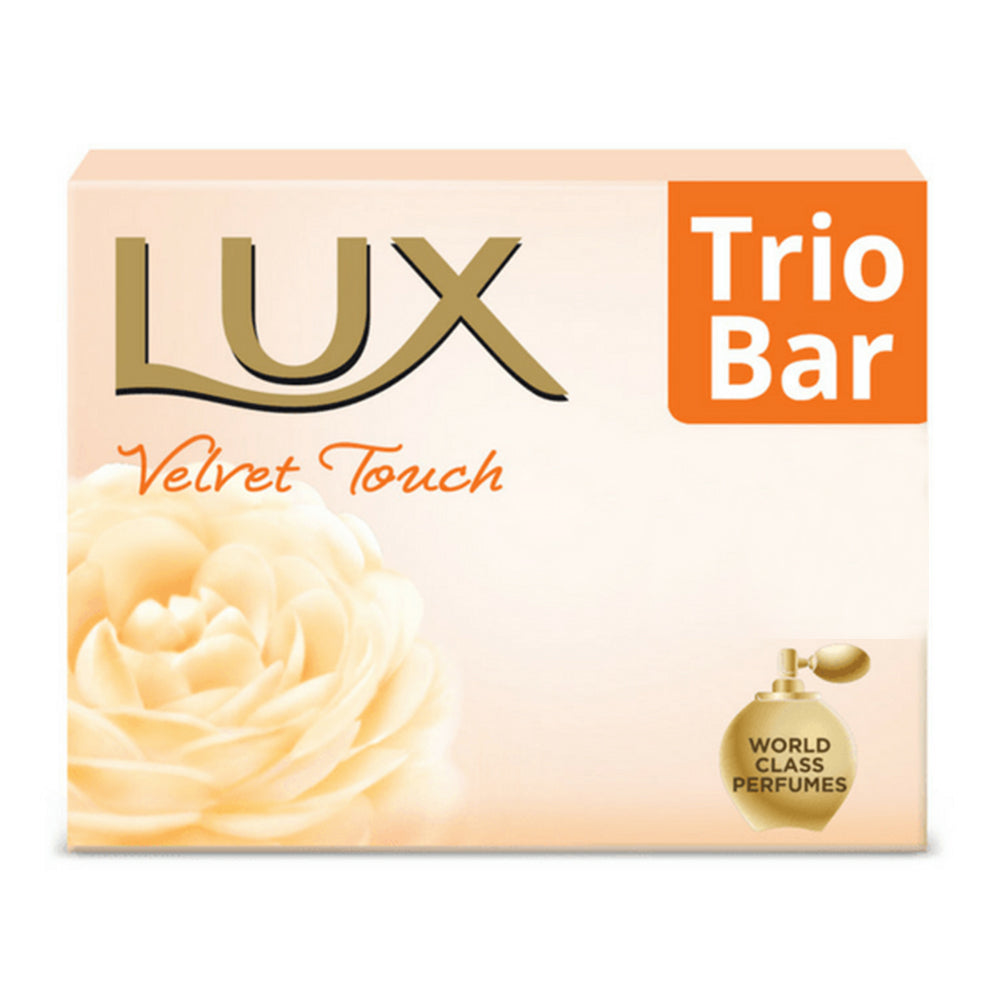 Lux Velvet Touch Soap, 150g - Trio Bar, Soaps, Lux, Chase Value