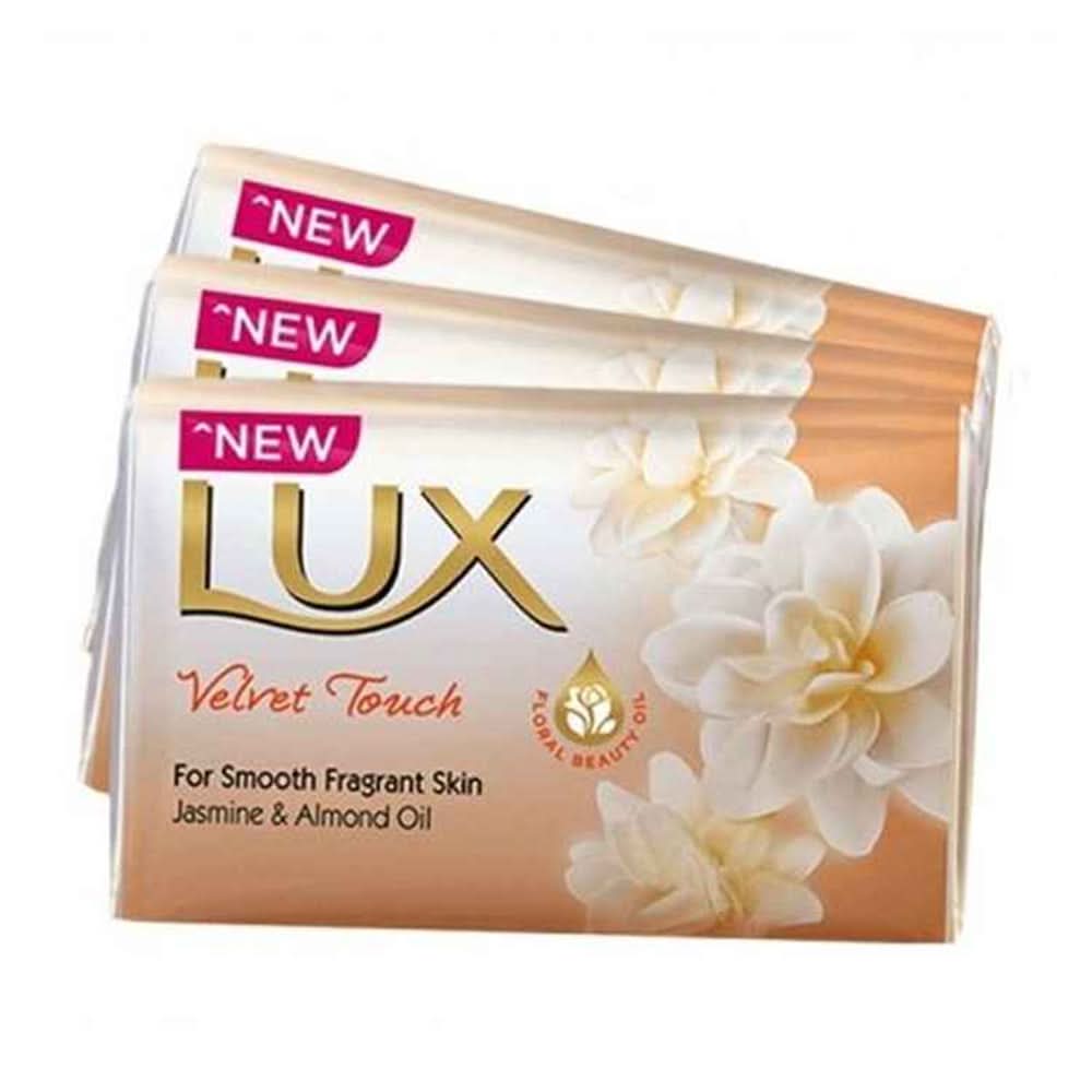 Lux Velvet Touch Soap, 115g - Trio Bar, Soaps, Lux, Chase Value