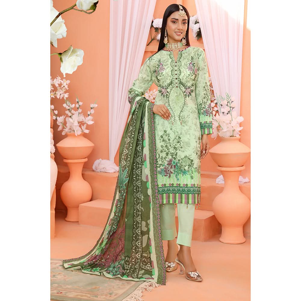 Bin Hameed Mallika Lawn Printed Embroidered Unstitched 3Pcs Suit - TS-55, Women, 3Pcs Shalwar Suit, Rana Arts, Chase Value