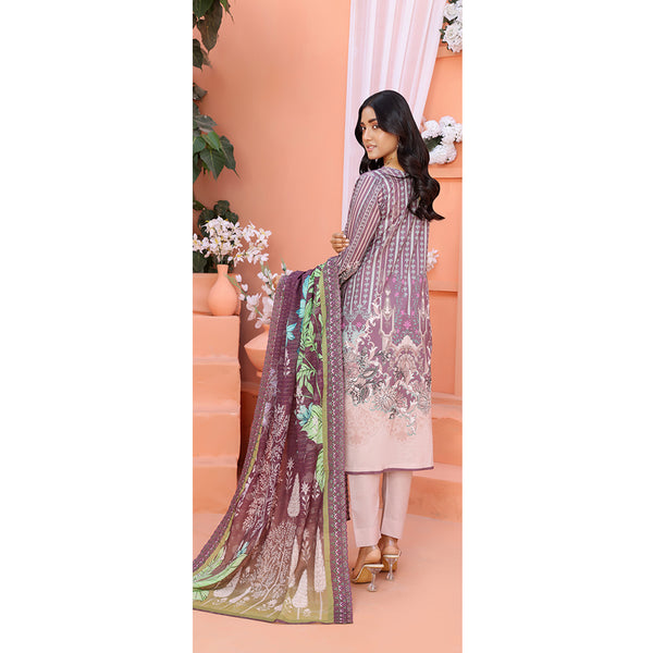 Bin Hameed Mallika Lawn Printed Embroidered Unstitched 3Pcs Suit - TS-63, Women, 3Pcs Shalwar Suit, Rana Arts, Chase Value