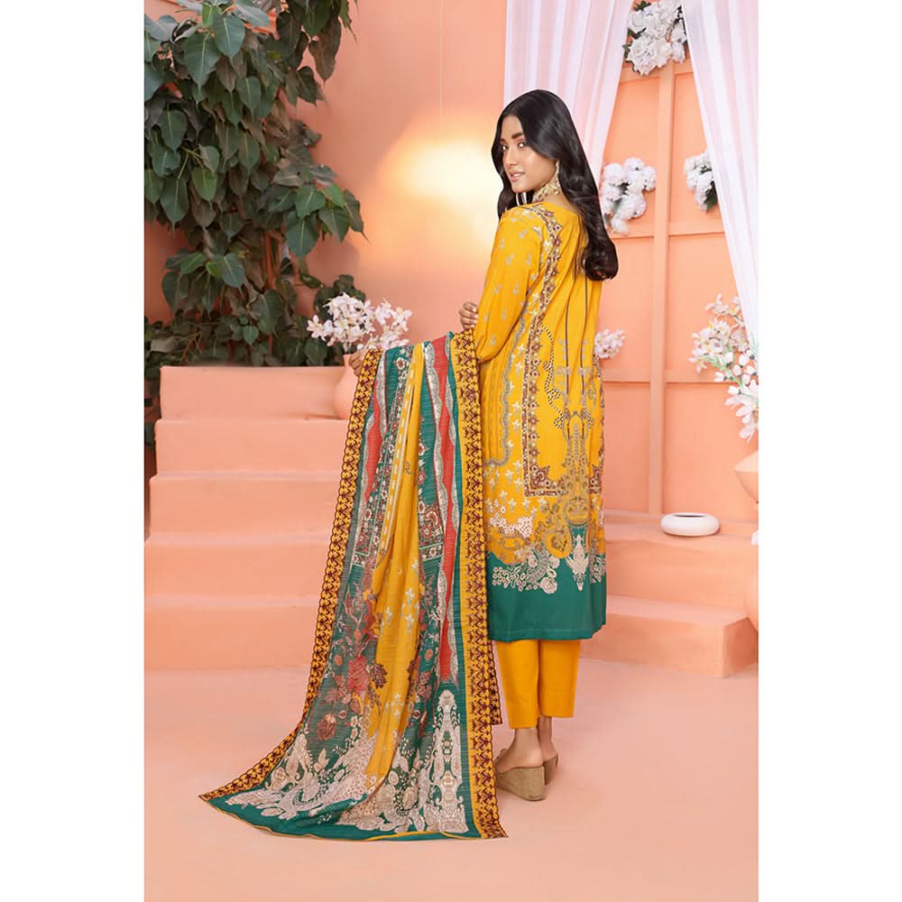 Bin Hameed Mallika Lawn Printed Embroidered Unstitched 3Pcs Suit - TS-61, Women, 3Pcs Shalwar Suit, Rana Arts, Chase Value