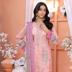 Bin Hameed Mallika Lawn Printed Embroidered Unstitched 3Pcs Suit - TS-59