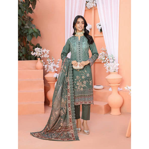Bin Hameed Mallika Lawn Printed Embroidered Unstitched 3Pcs Suit - TS-64