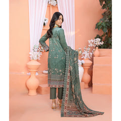 Bin Hameed Mallika Lawn Printed Embroidered Unstitched 3Pcs Suit - TS-64