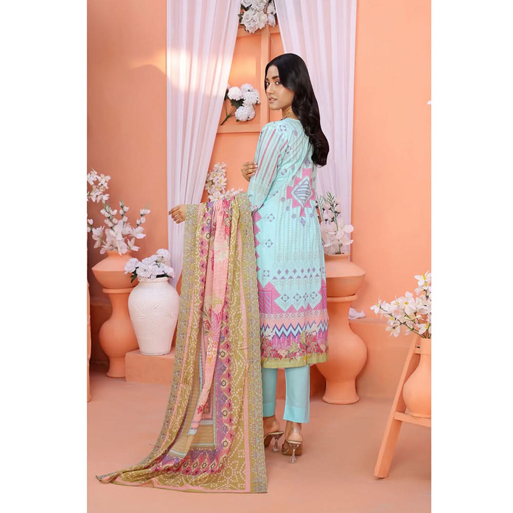 Bin Hameed Mallika Lawn Printed Embroidered Unstitched 3Pcs Suit - TS-56, Women, 3Pcs Shalwar Suit, Rana Arts, Chase Value