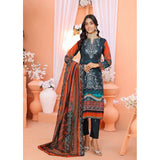 Bin Hameed Mallika Lawn Printed Embroidered Unstitched 3Pcs Suit - TS-58, Women, 3Pcs Shalwar Suit, Rana Arts, Chase Value