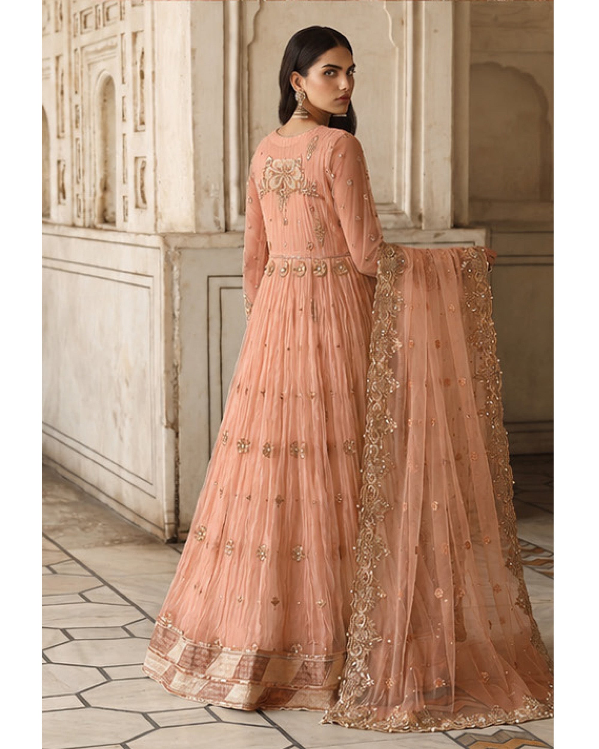 Dr Haris Cancan Luxury Semi-Stitched Maxi - 2