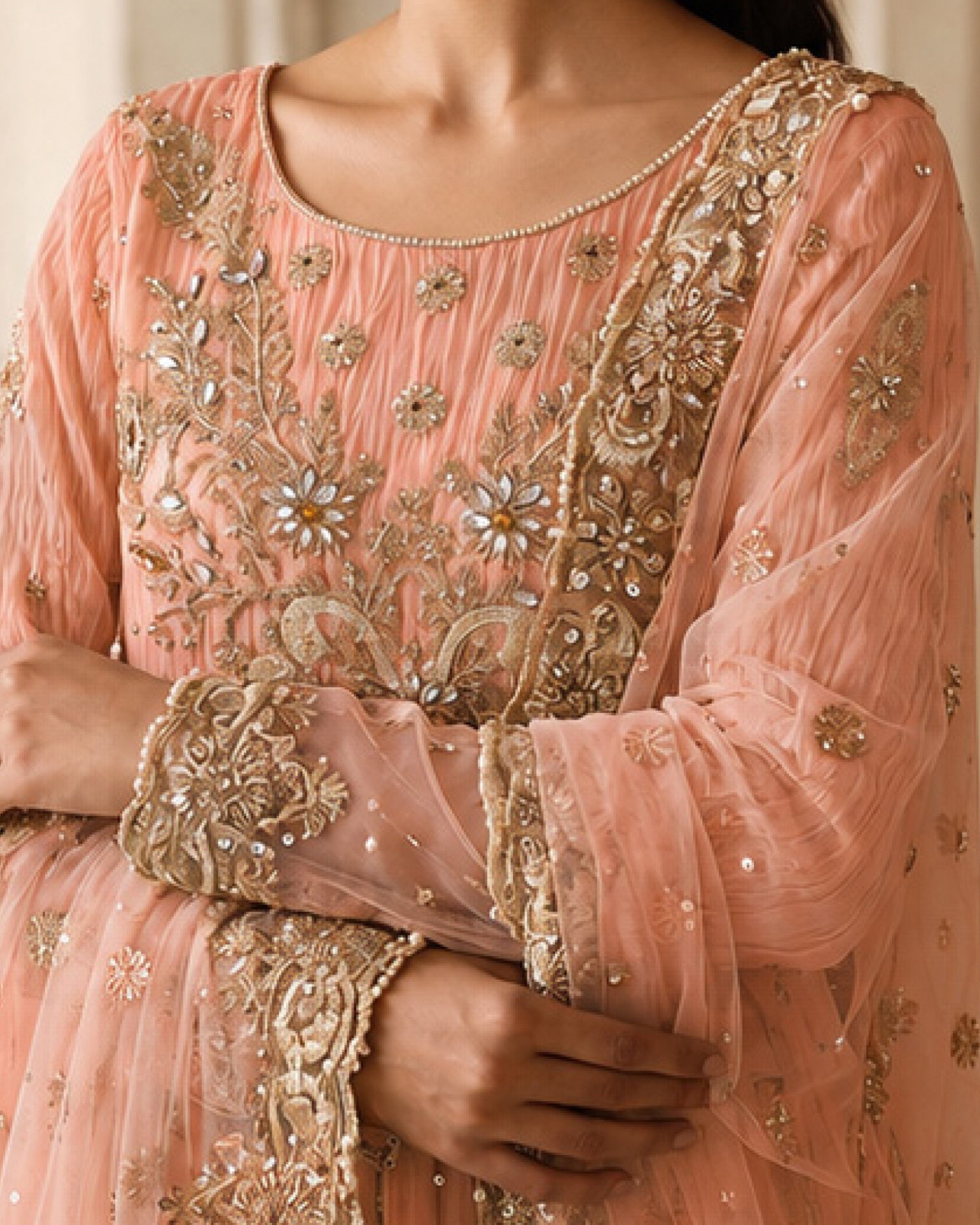 Dr Haris Cancan Luxury Semi-Stitched Maxi - 2