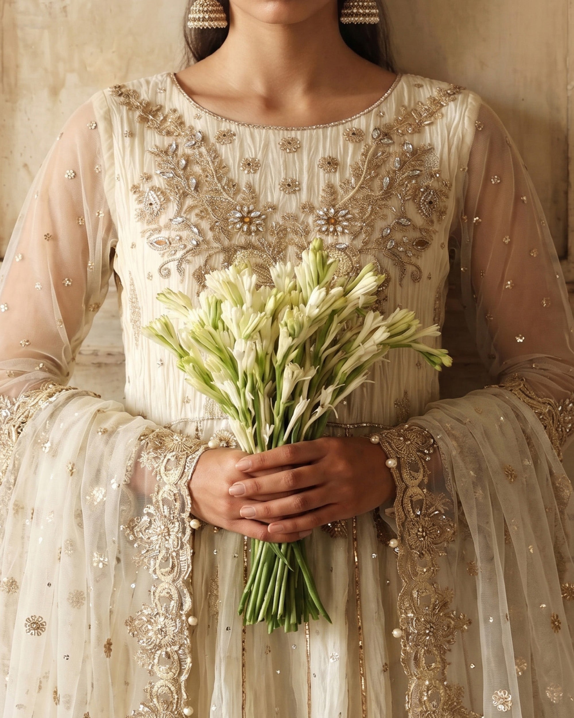 Dr Haris Cancan Luxury Semi-Stitched Maxi - 1