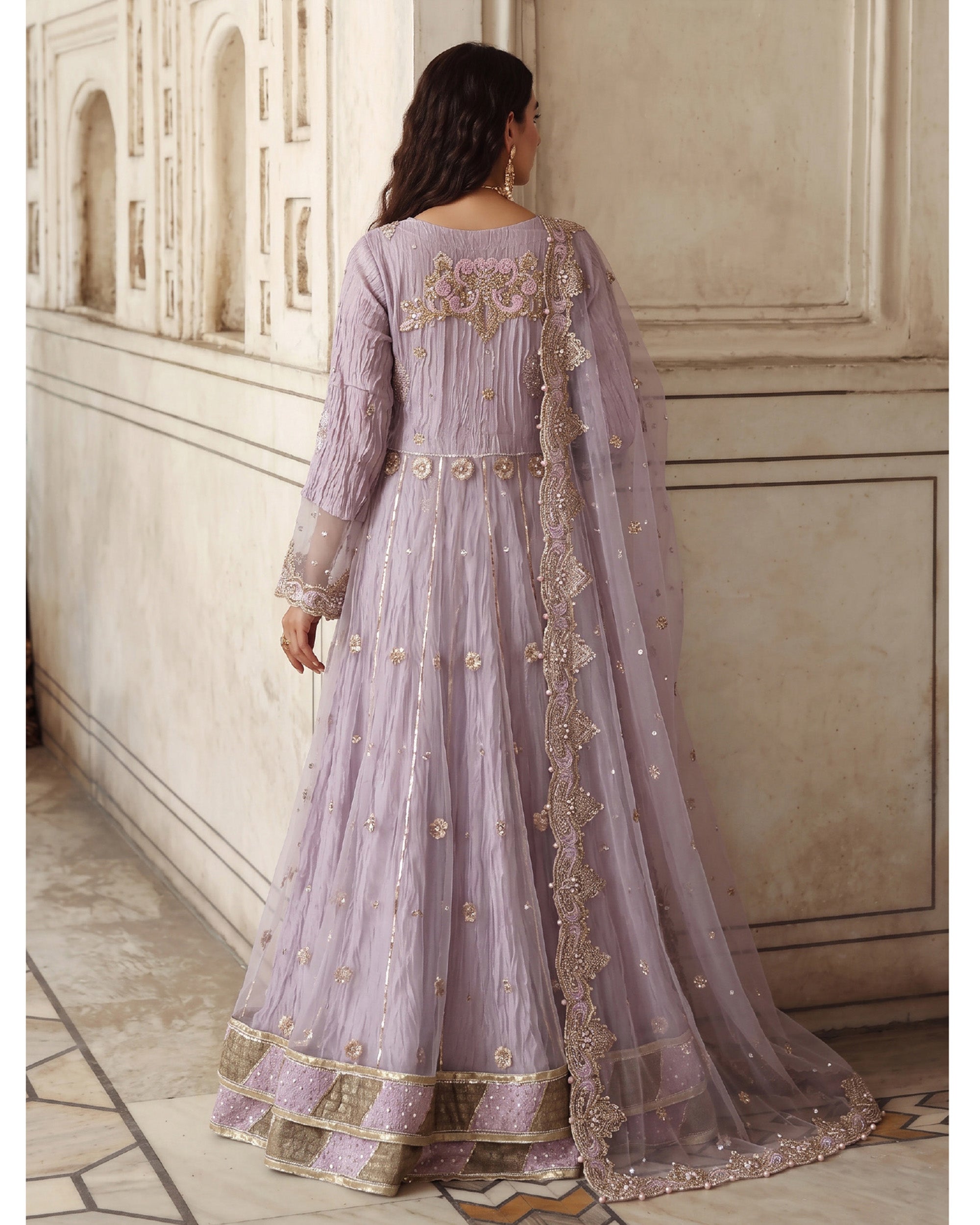Dr Haris Cancan Luxury Semi-Stitched Maxi - 4