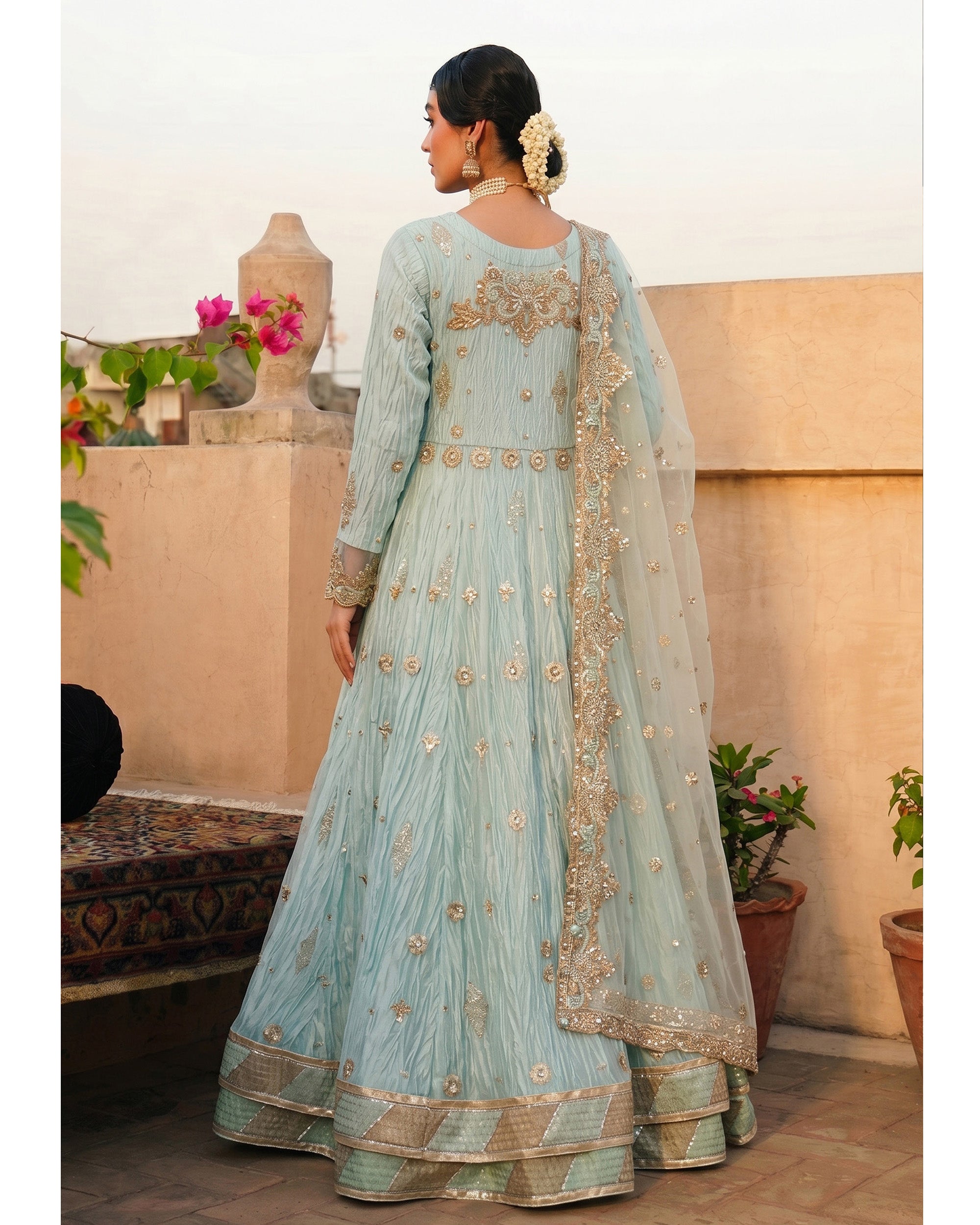 Dr Haris Cancan Luxury Semi-Stitched Maxi - 3