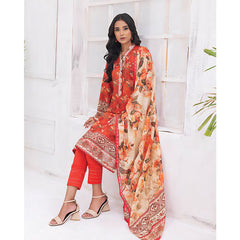 Mirha Printed Lawn Unstitched 3Pcs Suit - MP-0022, Women, 3Pcs Shalwar Suit, MTC Fabric, Chase Value