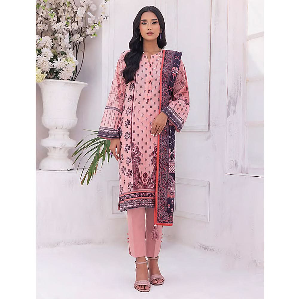 Mirha Printed Lawn Unstitched 3Pcs Suit - MP-0024, Women, 3Pcs Shalwar Suit, MTC Fabric, Chase Value