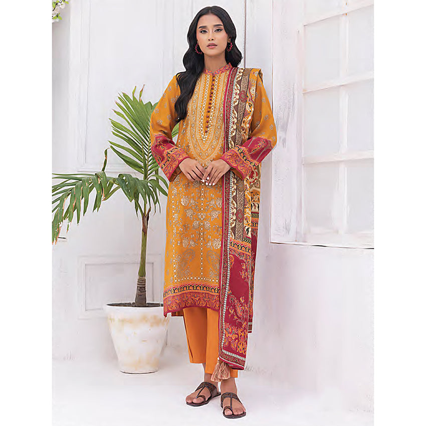 Mirha Printed Lawn Unstitched 3Pcs Suit - MP-0027, Women, 3Pcs Shalwar Suit, MTC Fabric, Chase Value