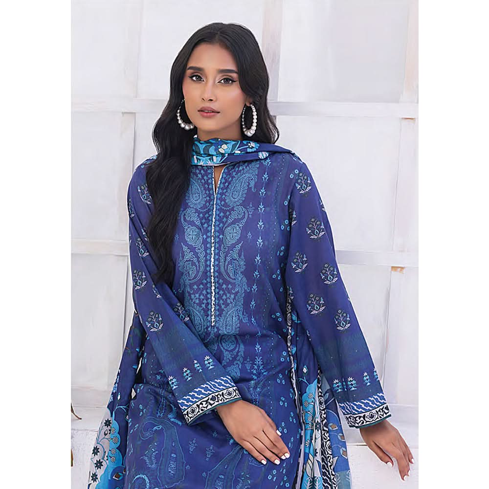 Mirha Printed Lawn Unstitched 3Pcs Suit - MP-0030, Women, 3Pcs Shalwar Suit, MTC Fabric, Chase Value