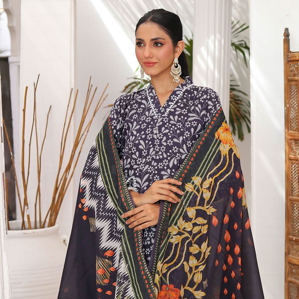 Bin Hameed Maarisayaal Unstitched 3Pcs Suit - 6, Women, 3Pcs Shalwar Suit, Rana Arts, Chase Value
