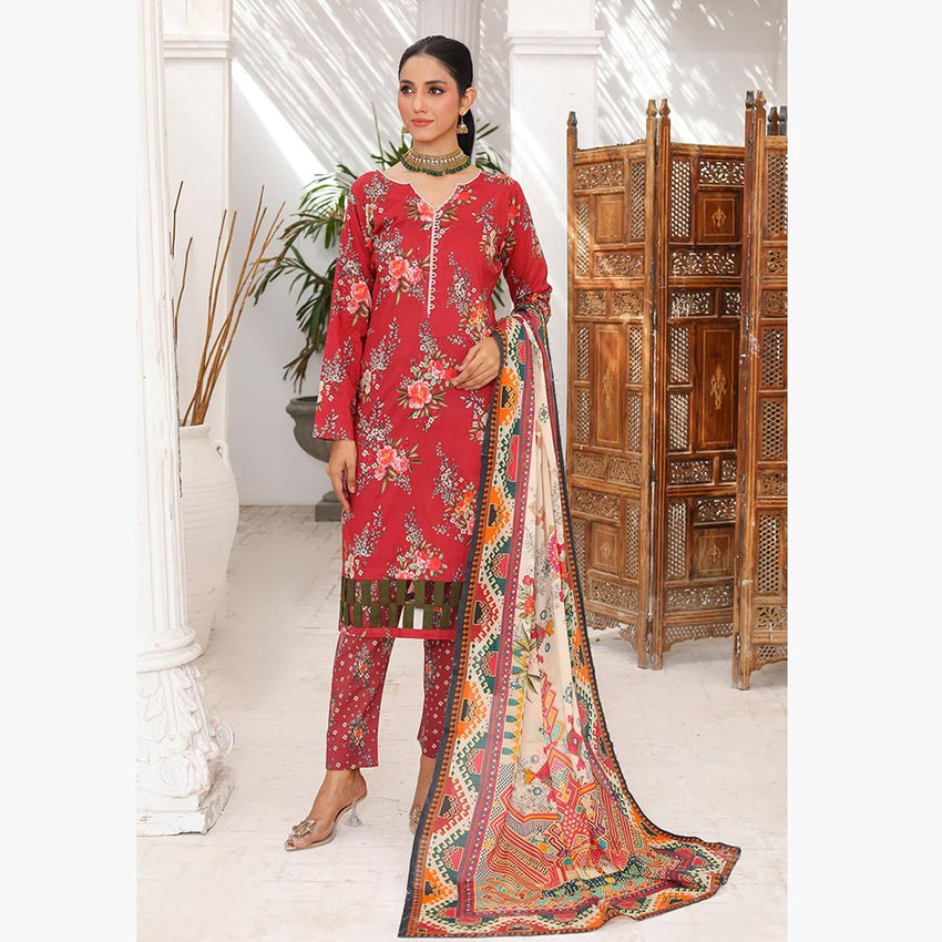 Bin Hameed Maarisayaal Unstitched 3Pcs Suit - 1, Women, 3Pcs Shalwar Suit, Rana Arts, Chase Value