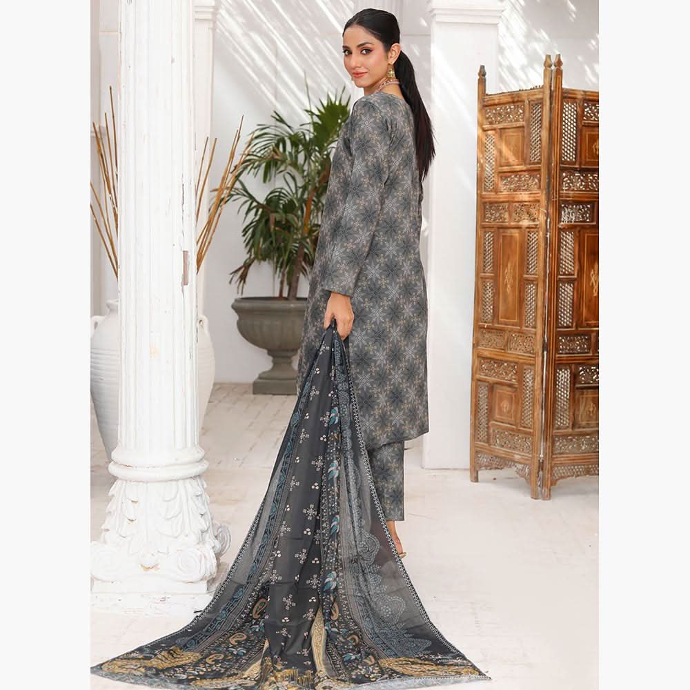 Bin Hameed Maarisayaal Unstitched 3Pcs Suit - 9, Women, 3Pcs Shalwar Suit, Rana Arts, Chase Value