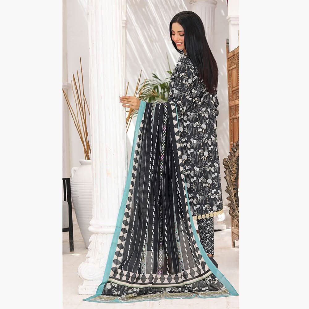 Bin Hameed Maarisayaal Unstitched 3Pcs Suit - 7, Women, 3Pcs Shalwar Suit, Rana Arts, Chase Value