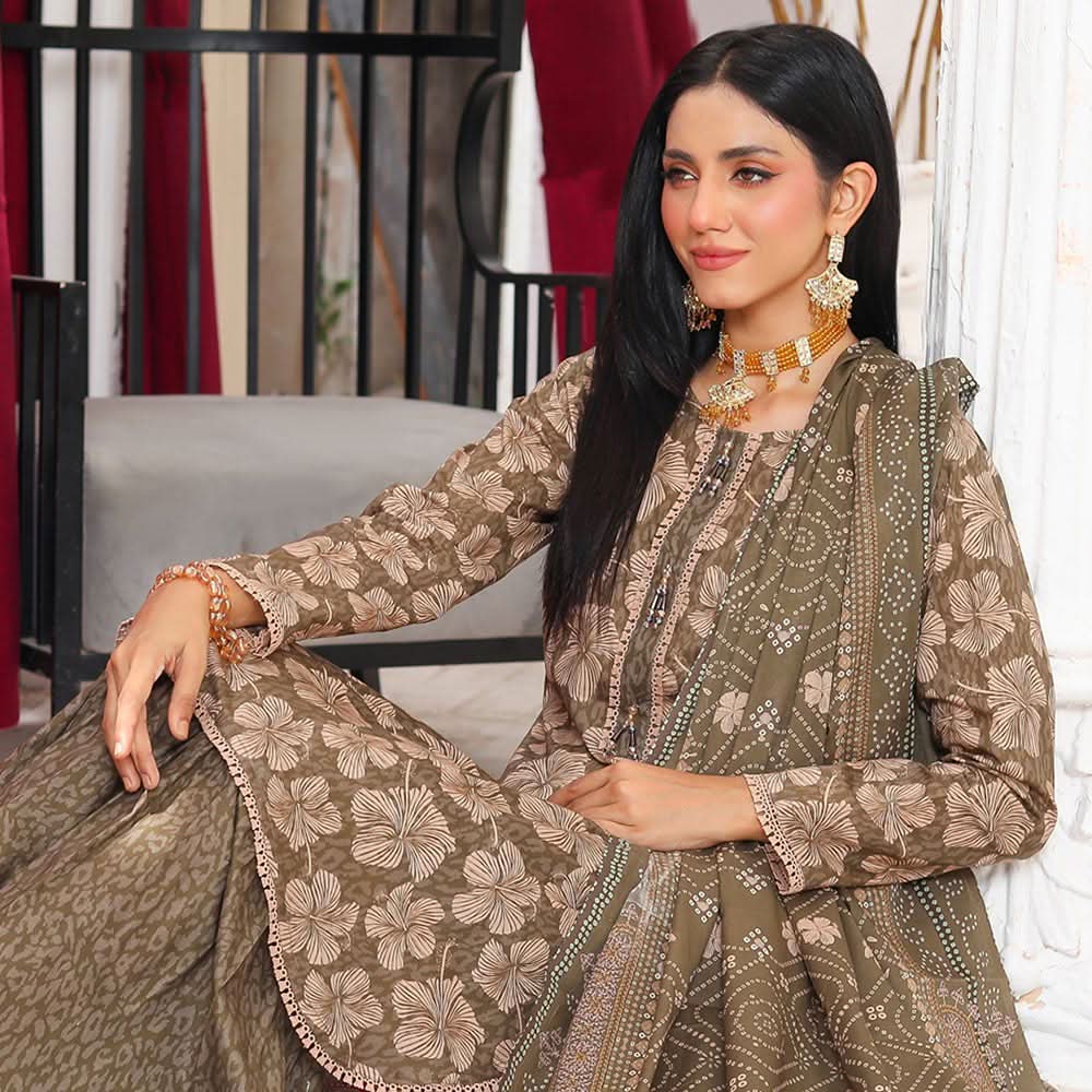 Bin Hameed Maarisayaal Unstitched 3Pcs Suit - 5, Women, 3Pcs Shalwar Suit, Rana Arts, Chase Value
