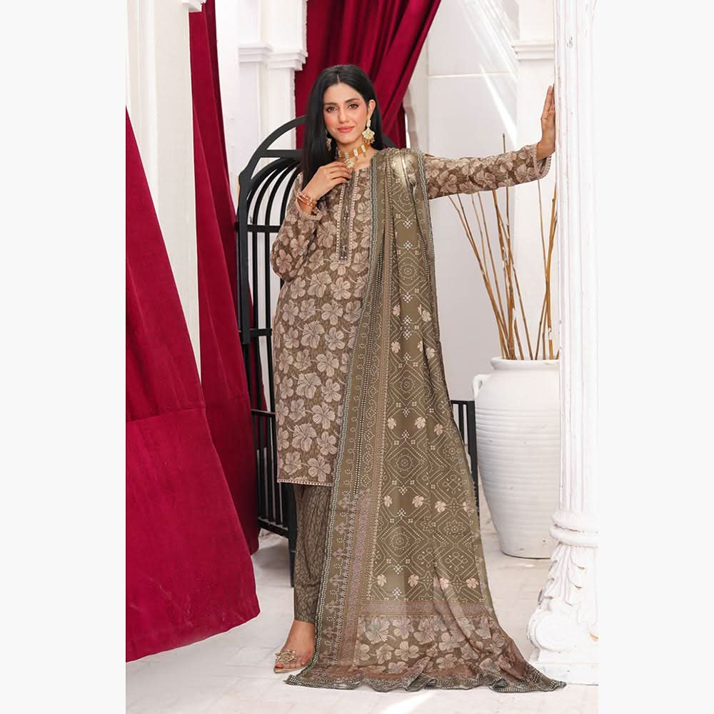 Bin Hameed Maarisayaal Unstitched 3Pcs Suit - 5, Women, 3Pcs Shalwar Suit, Rana Arts, Chase Value