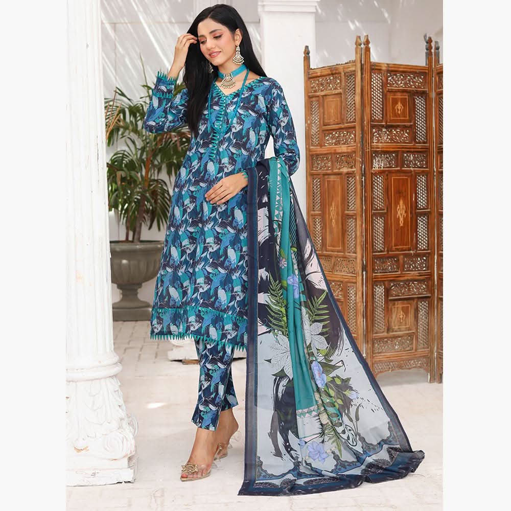 Bin Hameed Maarisayaal Unstitched 3Pcs Suit - 2, Women, 3Pcs Shalwar Suit, Rana Arts, Chase Value