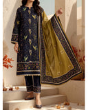 Malhar Printed Karandi Suit - 3 Pc by VS Textile