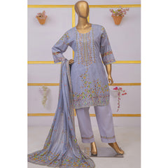 Imwaj Maria Lawn Printed Embroirded With Diamond Dupatta 3Pcs Suit - 1, Women, 3Pcs Shalwar Suit, Imwaj Maria, Chase Value