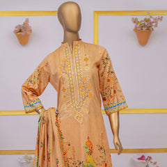 Imwaj Maria Lawn Printed Embroirded With Diamond Dupatta 3Pcs Suit - 9, Women, 3Pcs Shalwar Suit, Imwaj Maria, Chase Value