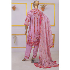 Imwaj Maria Lawn Printed Embroirded With Diamond Dupatta 3Pcs Suit - 2, Women, 3Pcs Shalwar Suit, Imwaj Maria, Chase Value