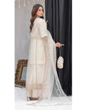 Dr Haris Maxi Front Open Luxury Semi-Stitched Maxi - 5