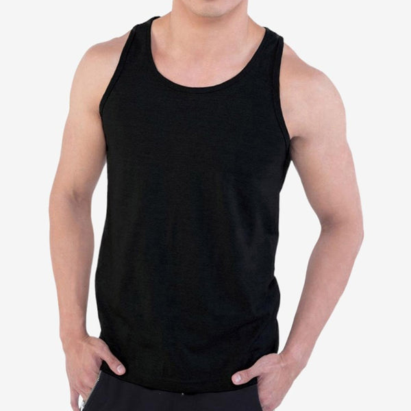 Men’s Vest Sando - Black, Men's Vest, Dawson, Chase Value