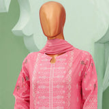 Minahil Printed Lawn Embroidered 3Pcs Suit with Bember Dupatta - 6, Women, 3Pcs Shalwar Suit, Leeds Textile, Chase Value