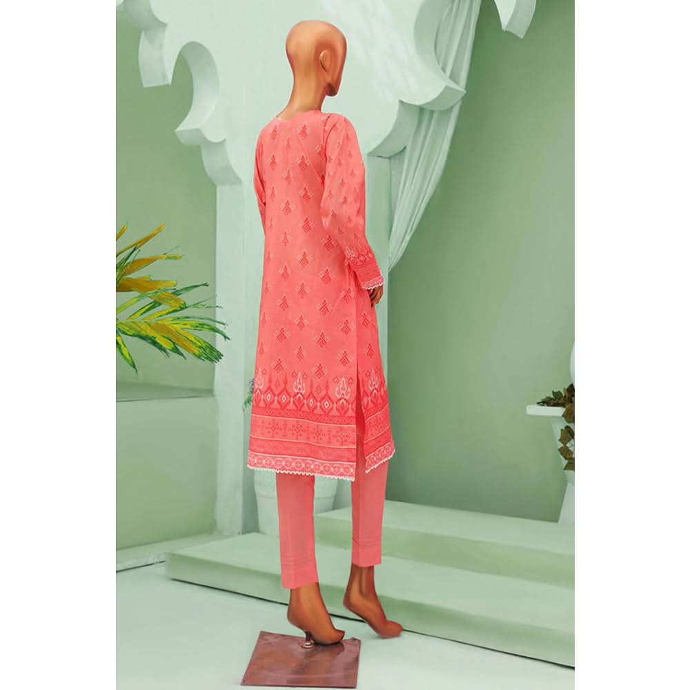 Minahil Printed Lawn Embroidered 3Pcs Suit with Bember Dupatta - 3, Women, 3Pcs Shalwar Suit, Leeds Textile, Chase Value