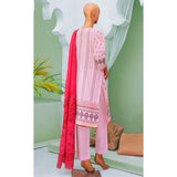 Minahil Printed Lawn Embroidered 3Pcs Suit with Bember Dupatta - 2, Women, 3Pcs Shalwar Suit, Leeds Textile, Chase Value