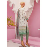 Mishal Printed Lawn Embroidered 3Pcs Suit with Bember Dupatta - 7, Women, 3Pcs Shalwar Suit, Leeds Textile, Chase Value