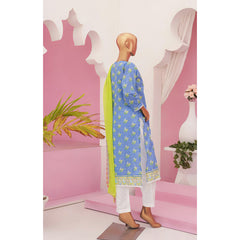 Mishal Printed Lawn Embroidered 3Pcs Suit with Bember Dupatta - 5, Women, 3Pcs Shalwar Suit, Leeds Textile, Chase Value