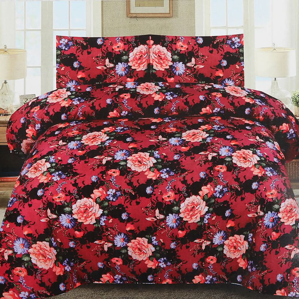 Valuables Double Bed Sheet - Multi Color, Double Size Bed Sheet, Chase Value, Chase Value
