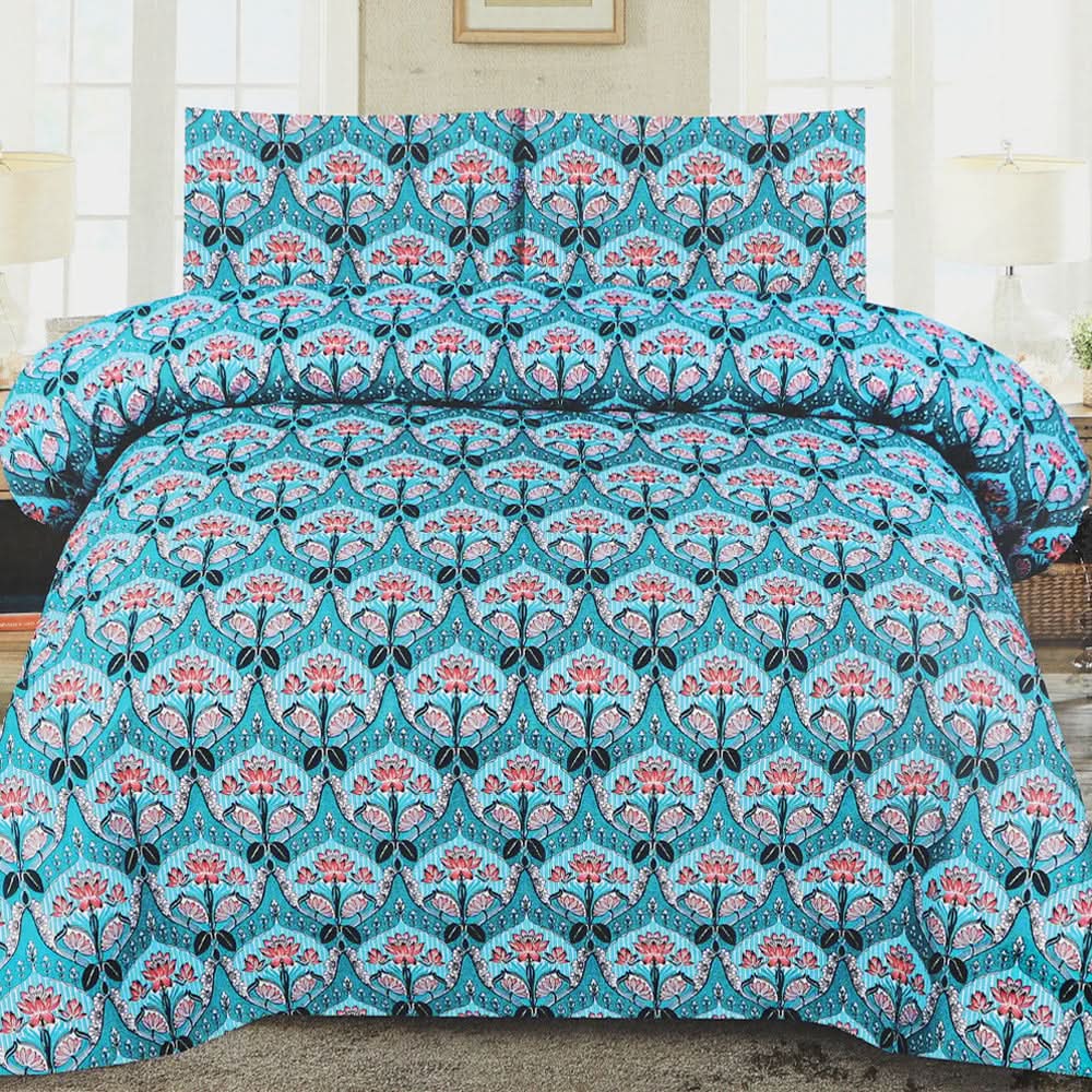 Valuables Double Bed Sheet - Multi Color, Double Size Bed Sheet, Chase Value, Chase Value