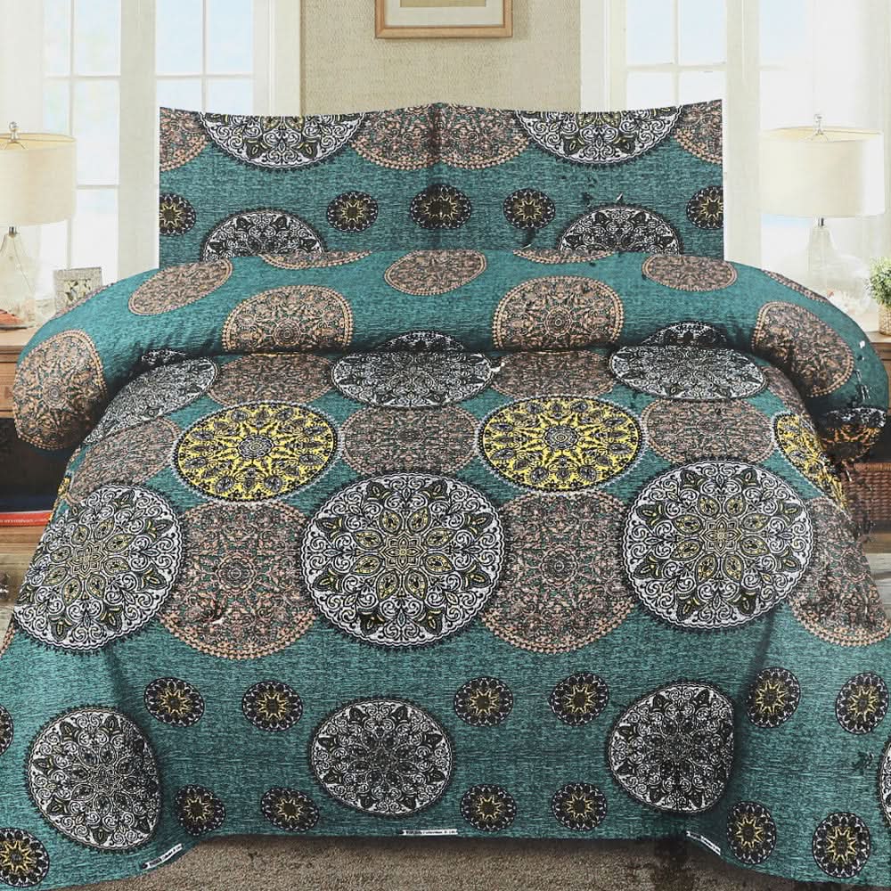 Valuables Double Bed Sheet - Multi Color, Double Size Bed Sheet, Chase Value, Chase Value