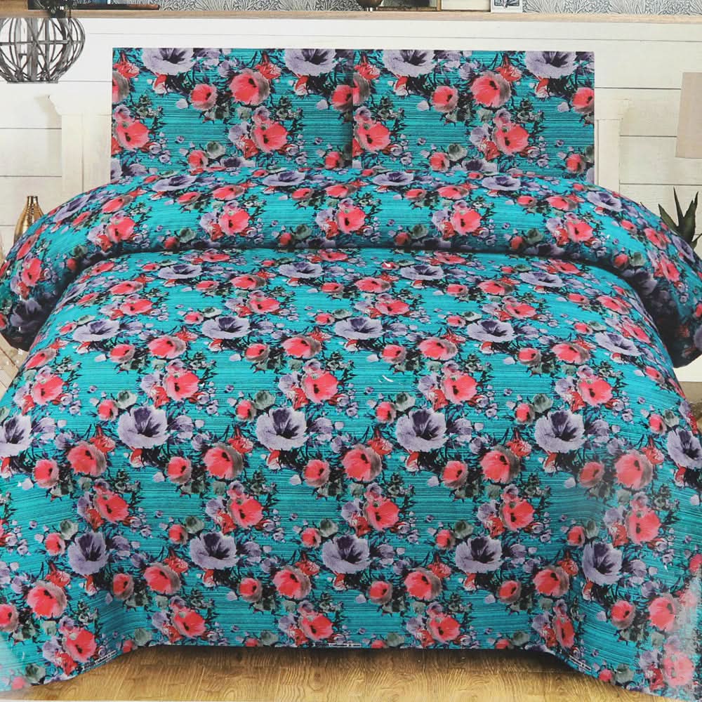 Valuables Double Bed Sheet - Multi Color, Double Size Bed Sheet, Chase Value, Chase Value