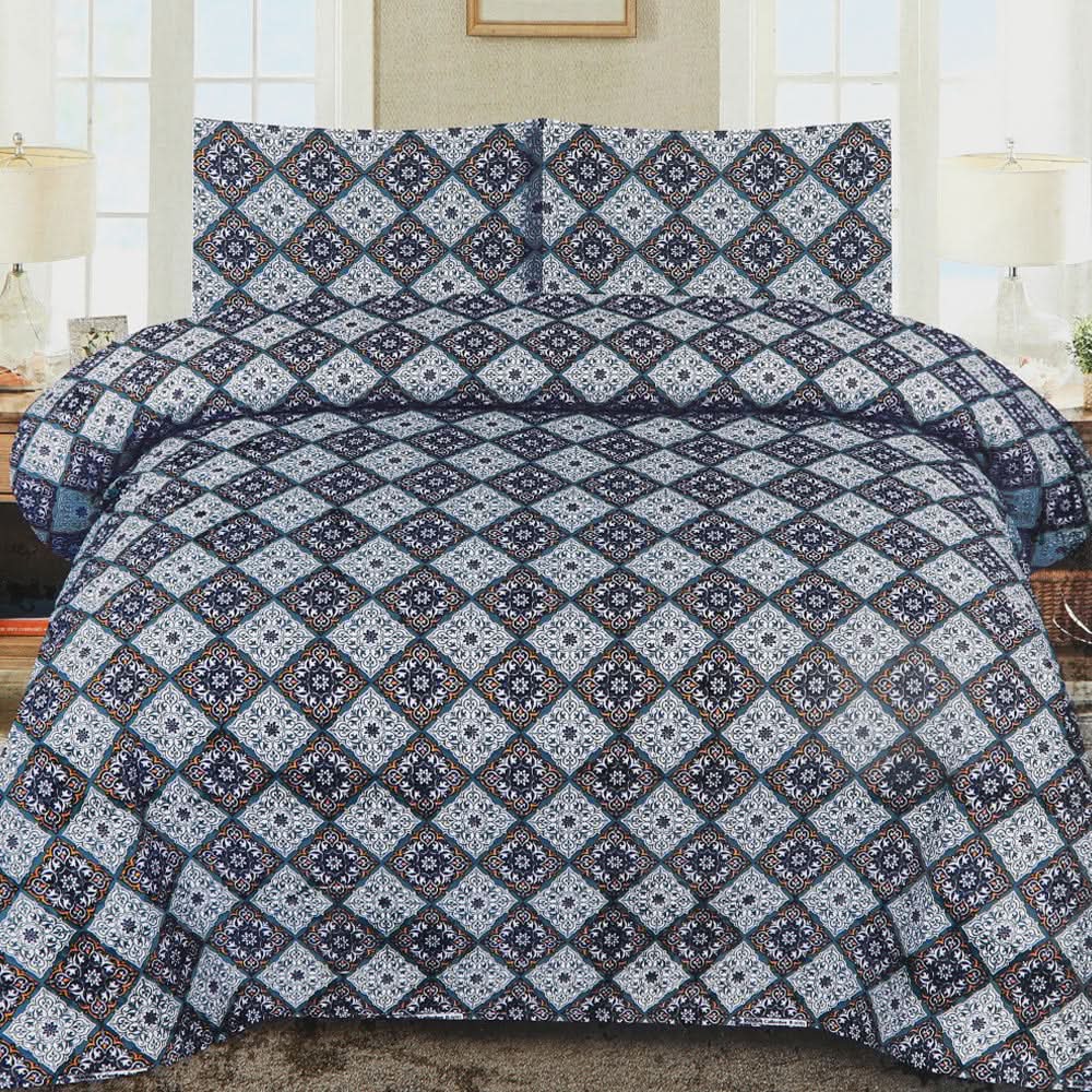 Valuables Double Bed Sheet - Multi Color, Double Size Bed Sheet, Chase Value, Chase Value