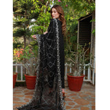Schick Munsha Chiffon Fancy Embroidered Semi Stich 3Pcs Suit - 6, Women, 3Pcs Shalwar Suit, Mi Creation, Chase Value