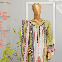 Musfirah Digital Lawn Printed 3Pcs Unstitched Suit