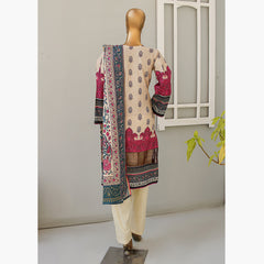 Musfirah Digital Lawn Printed 3Pcs Unstitched Suit, Women, 3Pcs Shalwar Suit, Leeds Textile, Chase Value