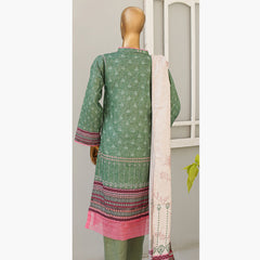 Musfirah Digital Lawn Printed 3Pcs Unstitched Suit, Women, 3Pcs Shalwar Suit, Leeds Textile, Chase Value