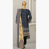 Musfirah Digital Lawn Printed 3Pcs Unstitched Suit, Women, 3Pcs Shalwar Suit, Leeds Textile, Chase Value