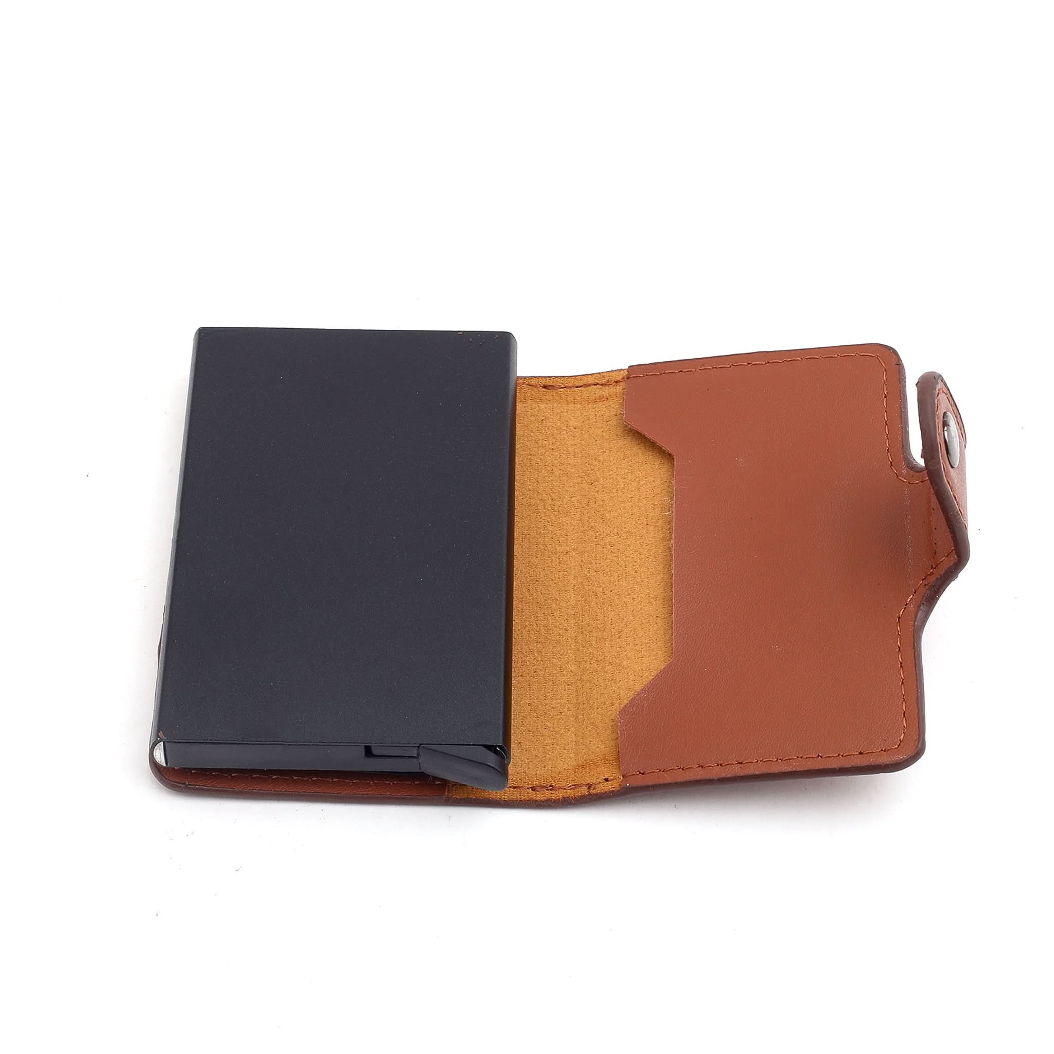 Aluminum Leather Popup Card Holder, Men's Wallets, Chase Value, Chase Value