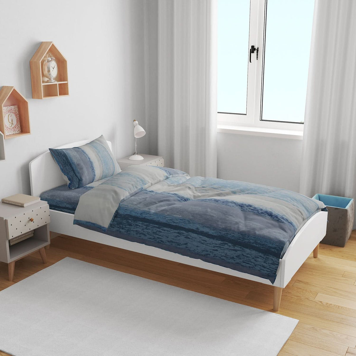 Single Bedsheet 2pcs - N21, Single Size Bed Sheet, Chase Value, Chase Value