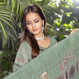 Schick Natasha Slub Lawn Embroidered Unstitched 3Pcs Suit - 3, Women, 3Pcs Shalwar Suit, MI Creation, Chase Value